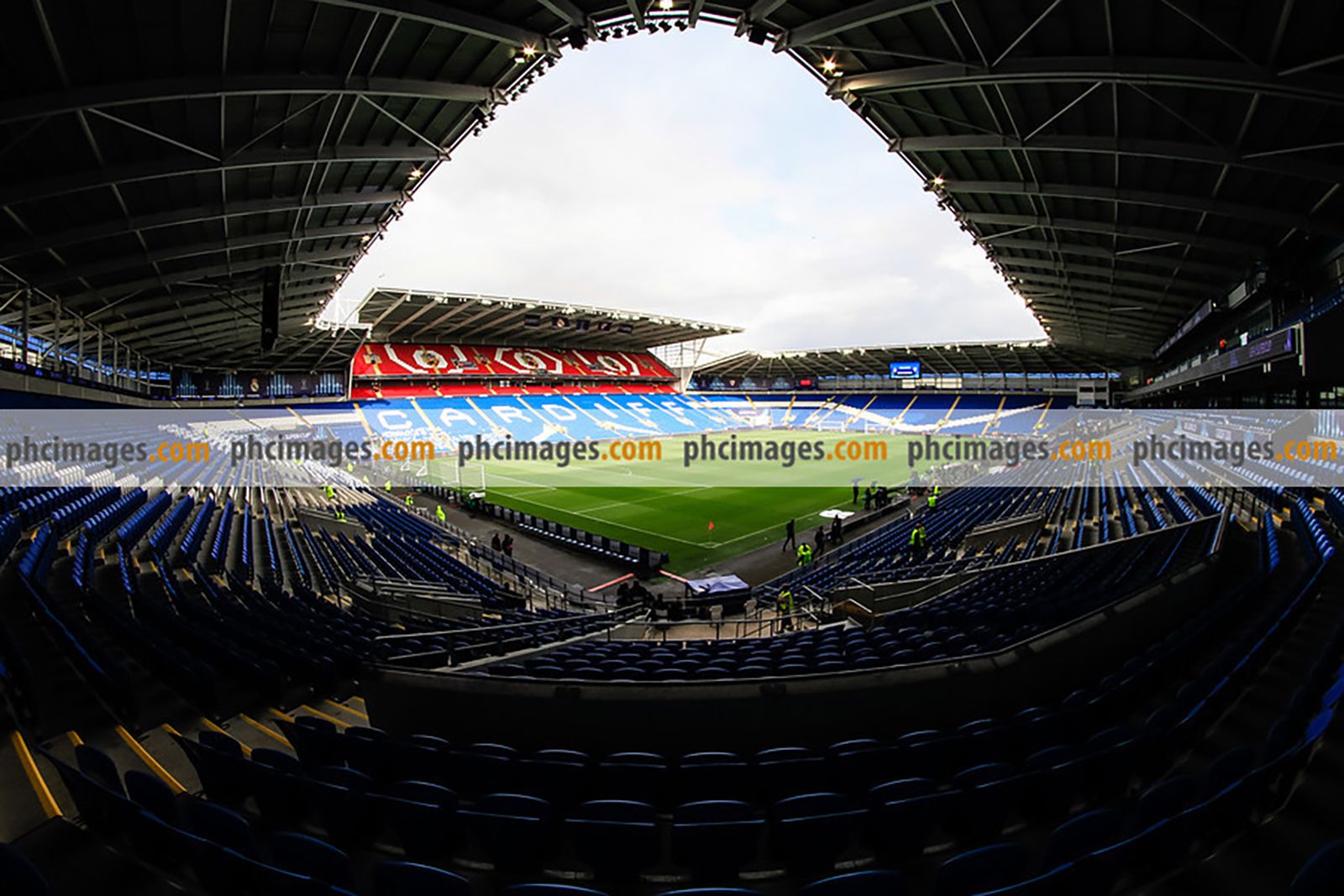 A GV of Cardiff City stadium