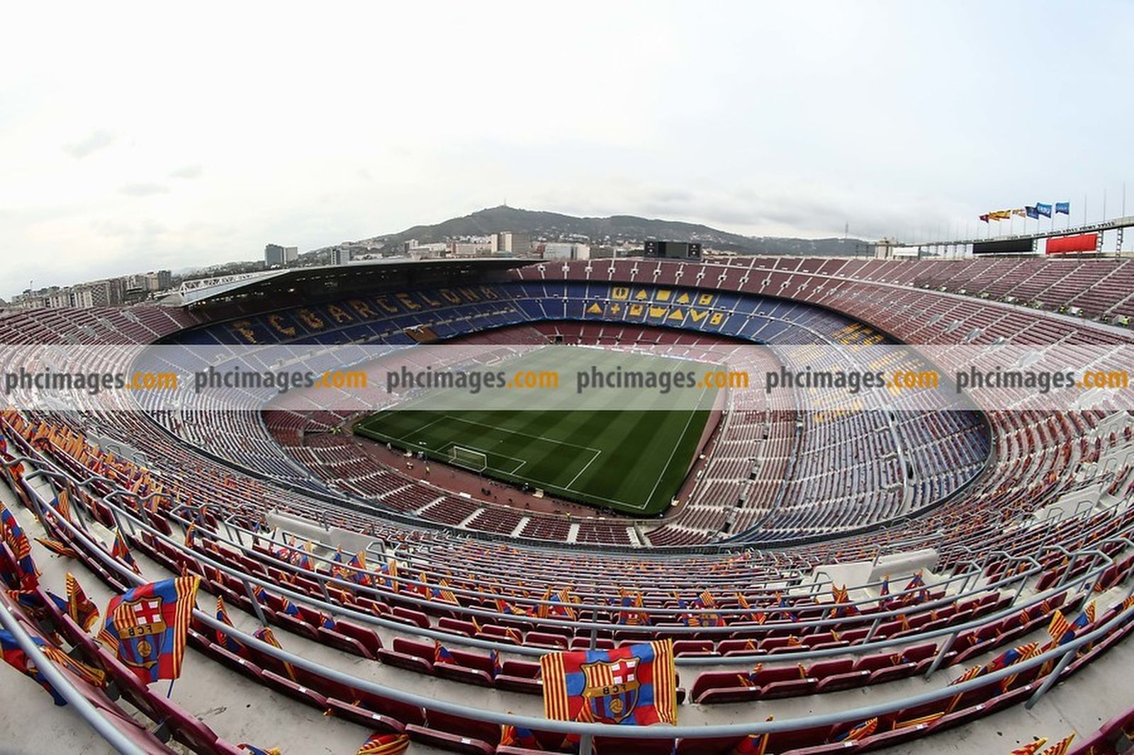 The incredible Camp Nou (shot with manual focus fisheye)