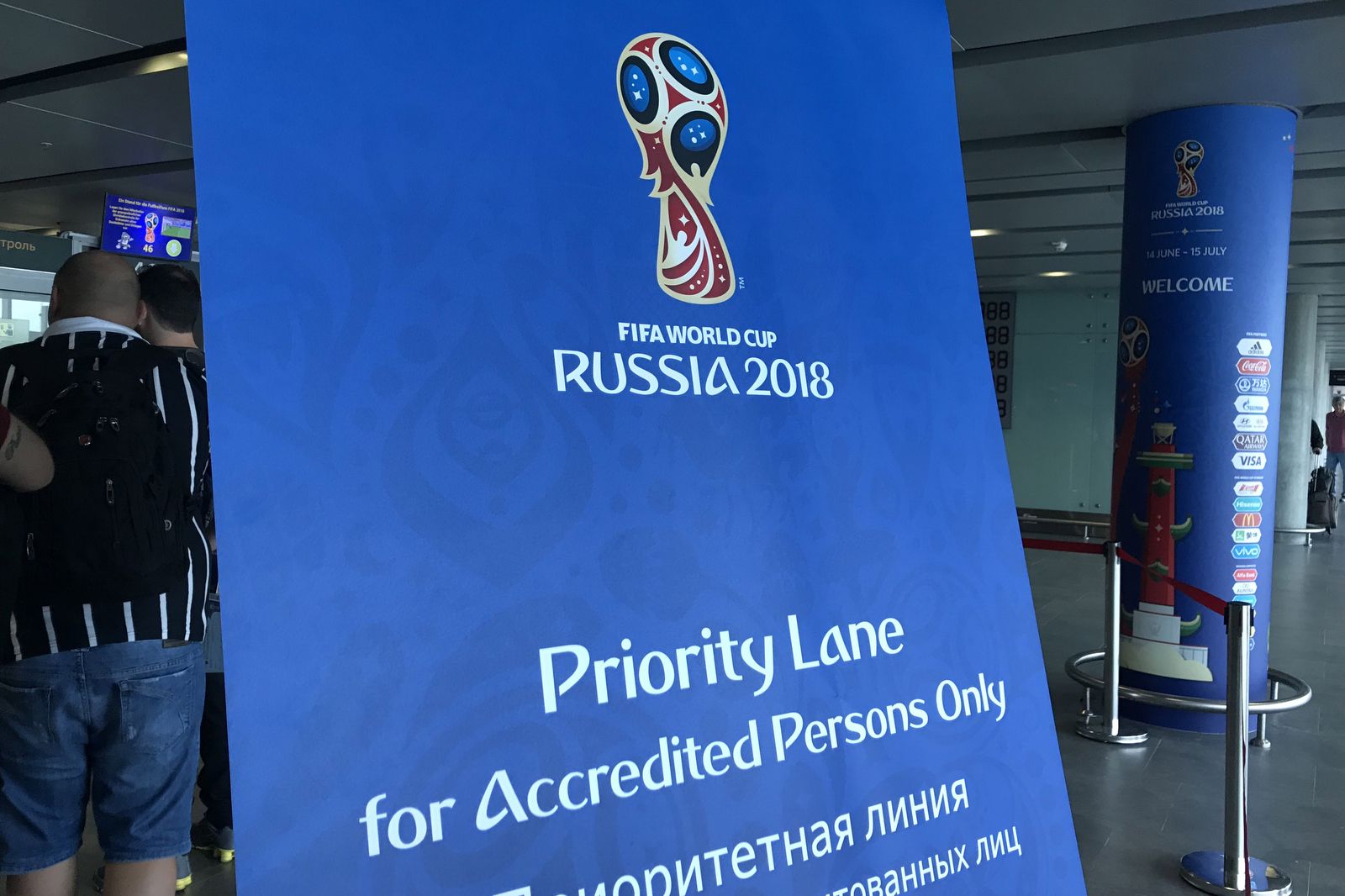 A very welcome sight upon arrival