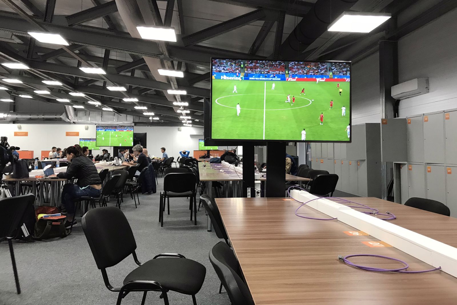 Watching Spain v Portugal and wishing we were there