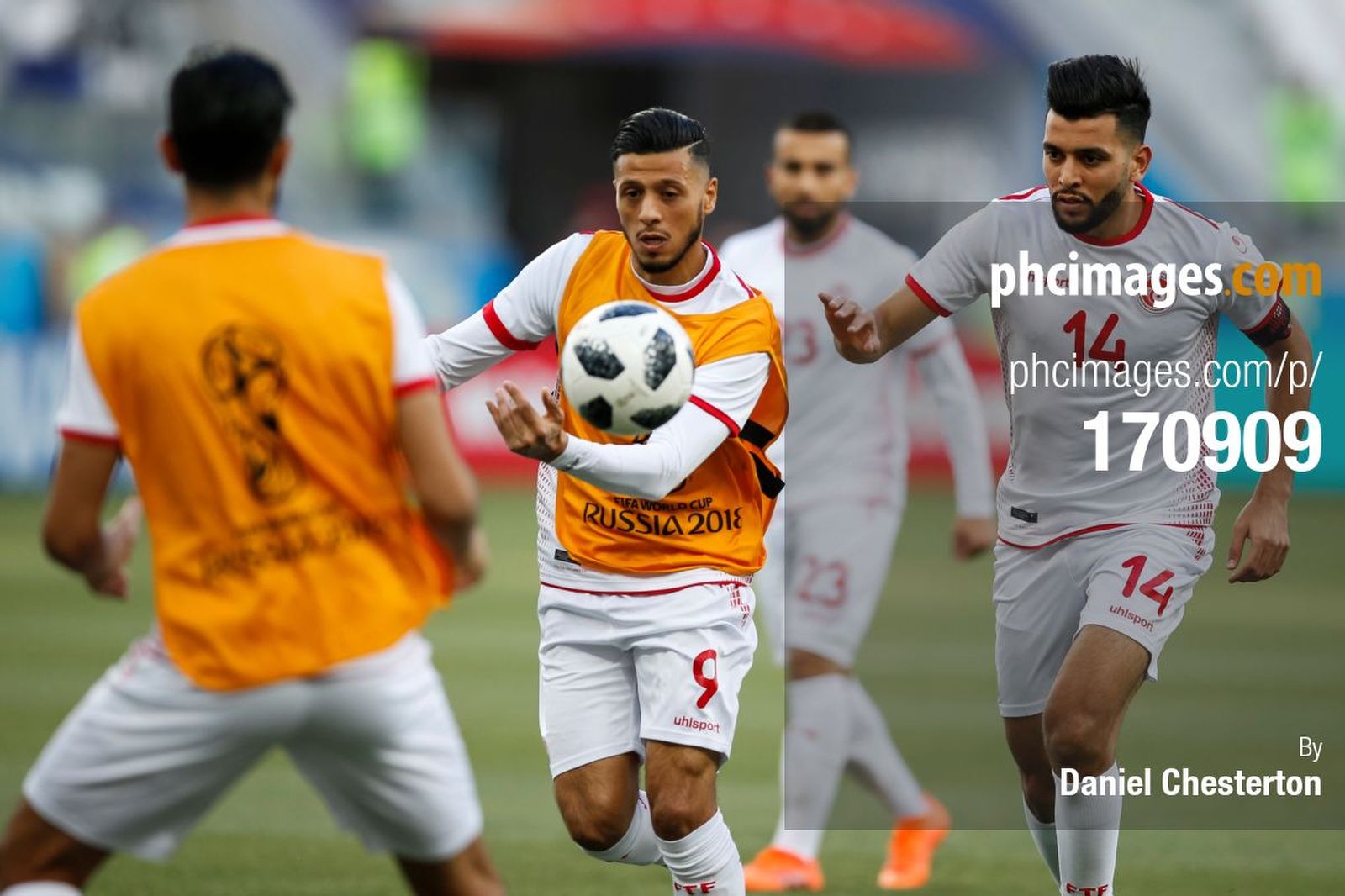 Tunisia players play some kind of rugby match. No wonder they lost!