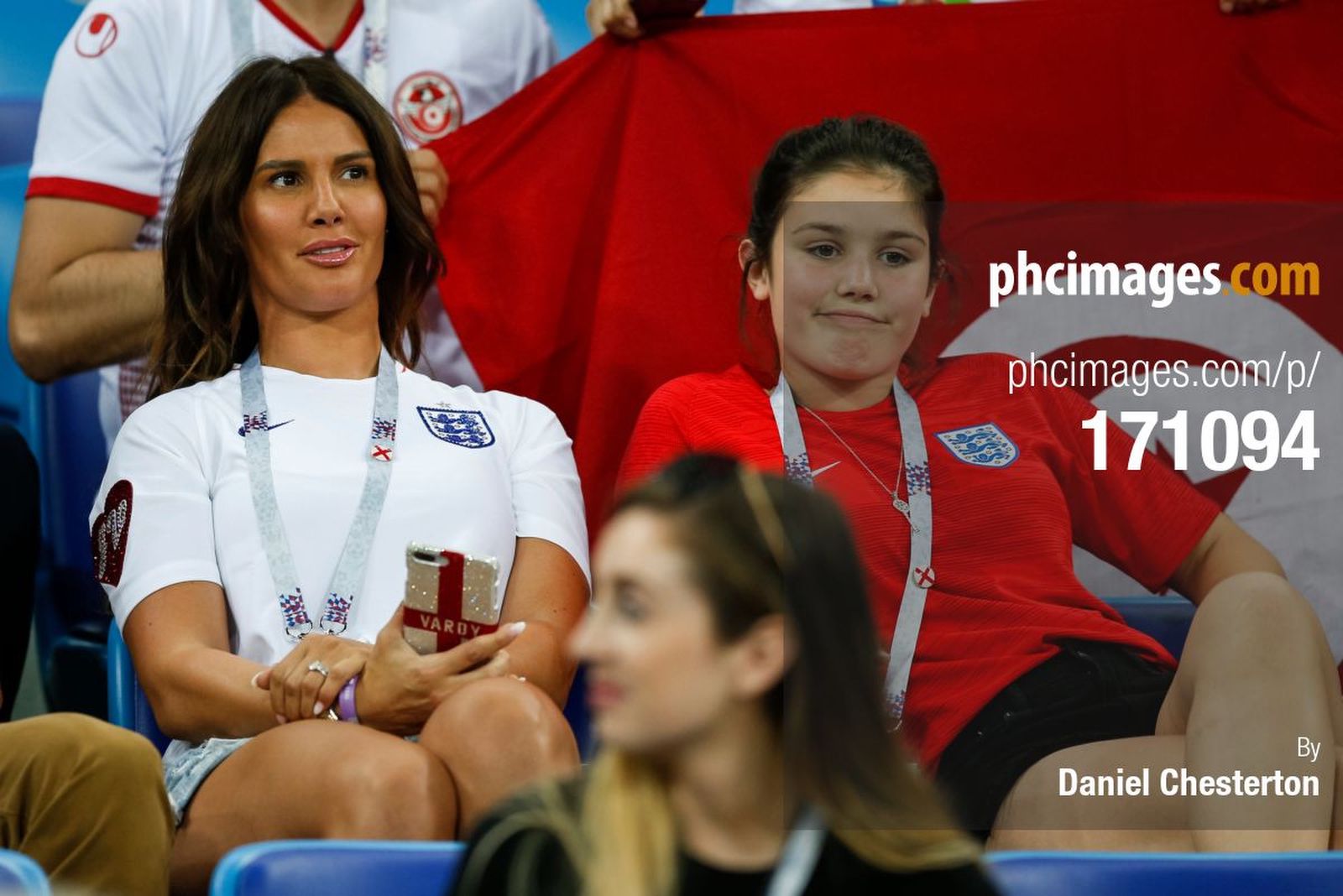 Rebekah Vardy with daughter Megan