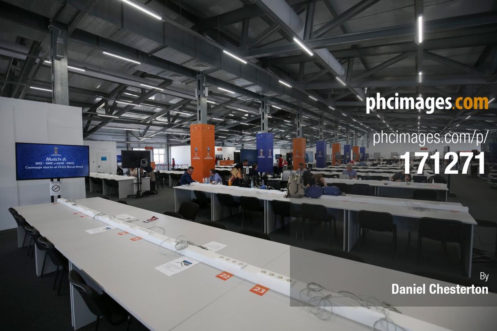 The stadium media centre or “SMC” as the kids call it