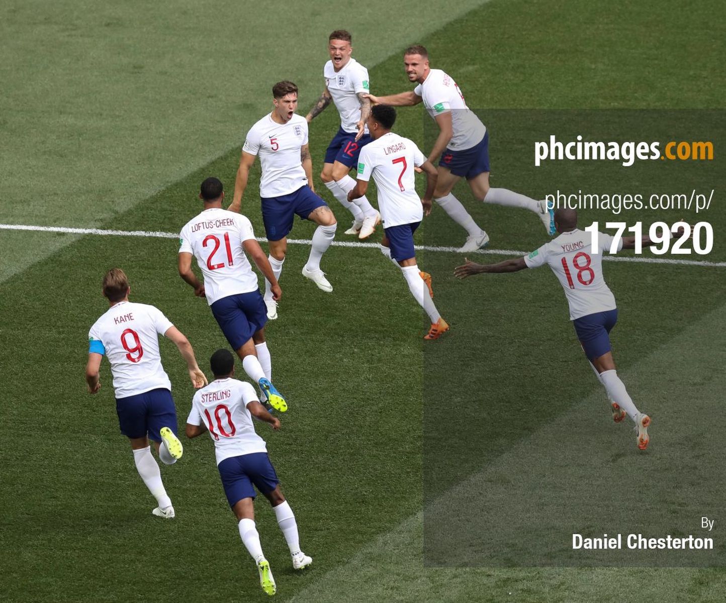 John Stones celebrates his opener