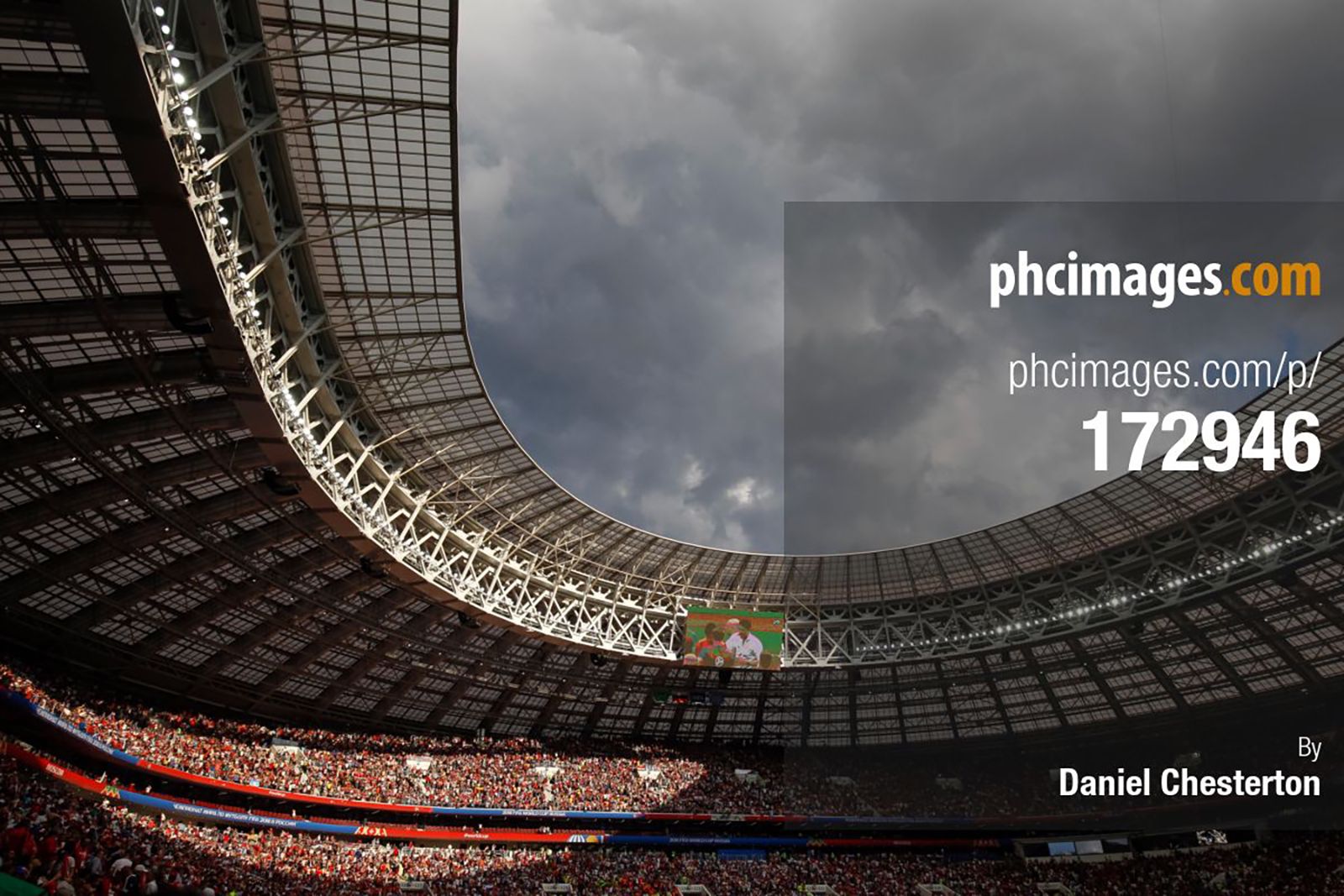 A general view of Luzhniki Stadium