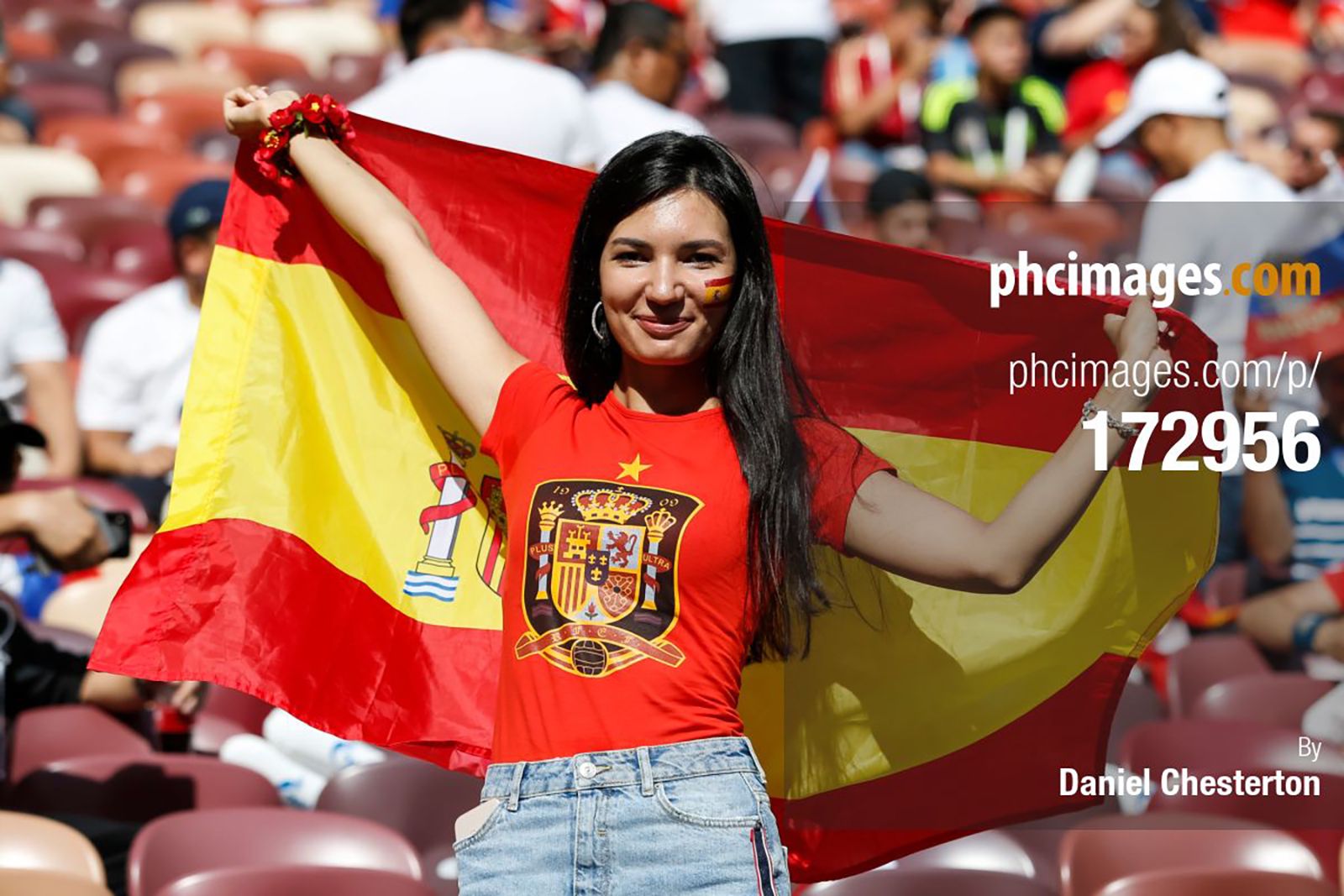 A Spanish fan