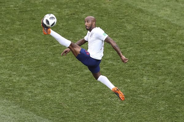 Fabian Delph controls the ball against Panama
