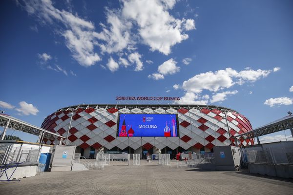 A general view of Spartak Stadium, Russia