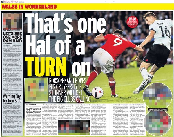 Hal Robson-Kanu turn