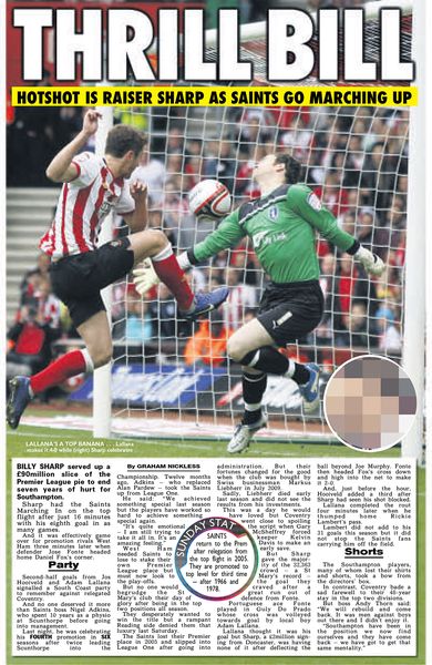 Southampton v Coventry