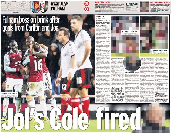 Carlton Cole celebrates