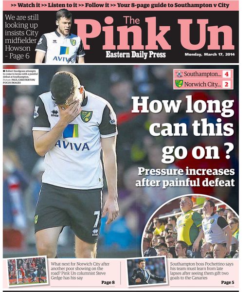 Southampton v Norwich