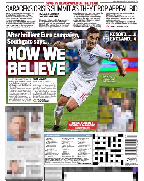 Harry Winks celebrates