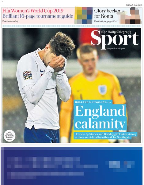 John Stones dejection
